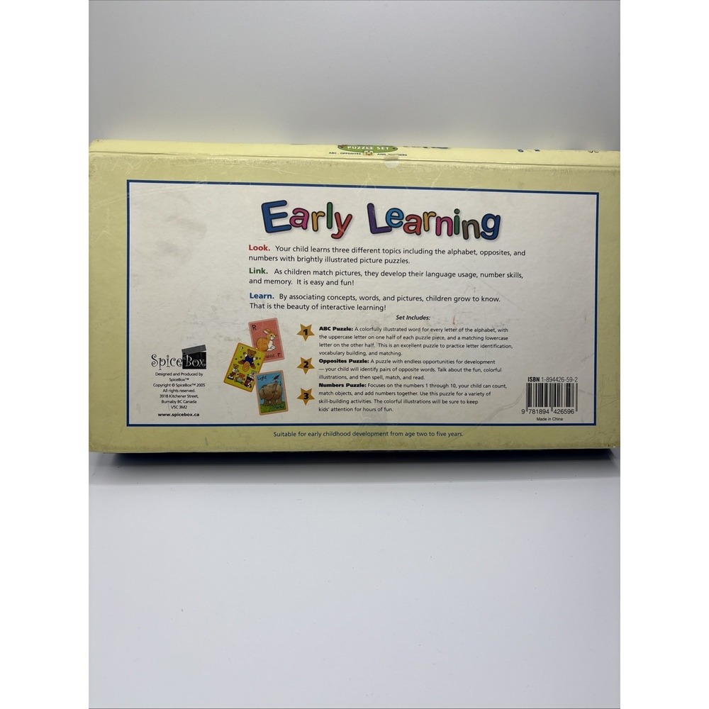 Easy Learning Flashcard Puzzles Language & Math Fun Learning! Pre- Owned - Picture 3 of 10